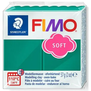 Pâte à Modeler - Vert Emeraude : STAEDTLER Fimo Visuel
