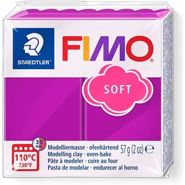 Pâte à Modeler - Pourpre : STAEDTLER Fimo Visuel
