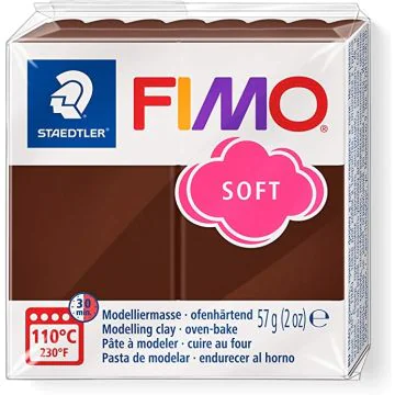 Pâte à Modeler - Chocolat : STAEDTLER Fimo Visuel