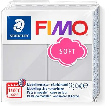 Pâte à Modeler - Gris dauphin : STAEDTLER Fimo Visuel