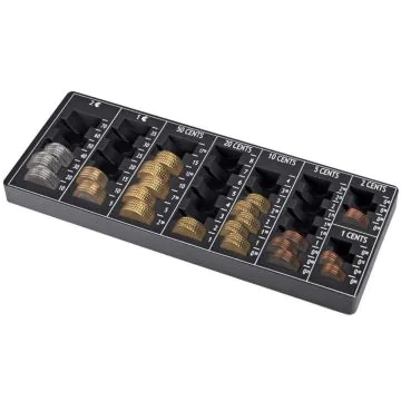 Monnayeur EURO Trieur 8 rangées à pièces PAVO