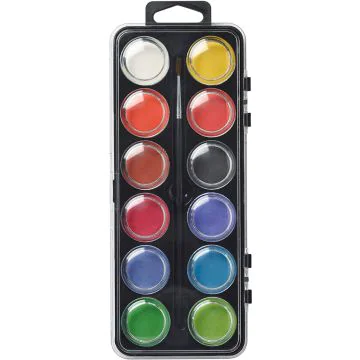807152-lefranc-boite-de-peinture-pastilles-de-gouache-12-couleurs-photo