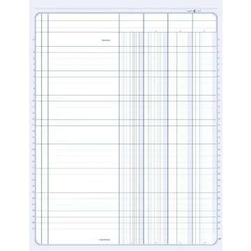 ELVE  : Registre 81041 - Journal de 4 colonnes sur 1 page - 297 x 210 mm