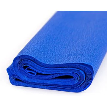 Papier Crépon - Bleu brillant : FOLIA Visuel