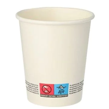 Gobelets jetables en carton - 0,20 L - Blanc PAP STAR To Go