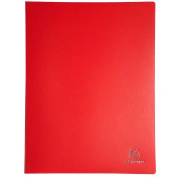 85105E Protège-documents de 200 vues - Rouge EXACOMPTA