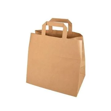 Sac en Papier - 260 x 170 x 250 mm - Kraft Brun PAPSTAR Lot de 50 image