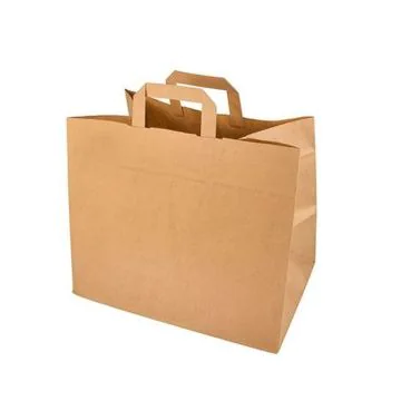 Sac en Papier - 320 x 170 x 270 mm - Kraft Brun PAPSTAR Lot de 50 image