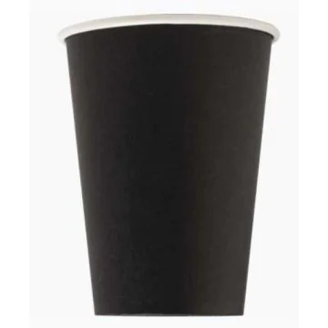 Gobelet en carton Noir- 0,2 L PRONAPPE Lot de 15