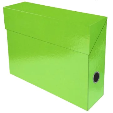 EXACOMPTA : Boîtes de classement vert anis Iderama - Dos 90 mm 89923E