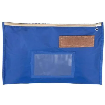 Sac Navette avec zip - 400 x 300 mm - Bleu : JPC Visuel