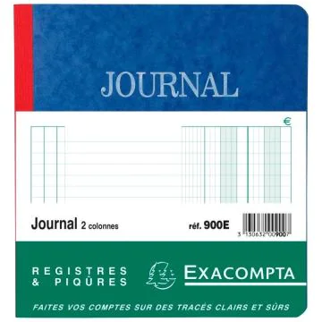 EXACOMPTA 900E Journal comptable 210 x 190 mm Registre modèle