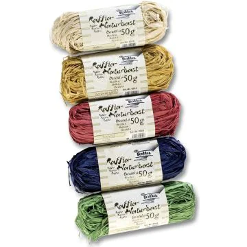 Pelote de Raphia - Assortiment : FOLIA Lot de 5 Visuel