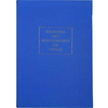 Registre Mouvements de Titres SAS et SA LE DAUPHIN  90180D Image