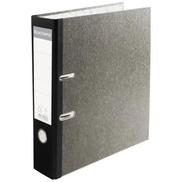 Classeur à levier - Dos de 80 mm - Dos Noir EXACOMPTA Photo