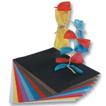 Soie de paille - Couleurs assorties - 470 x 640 mm : FOLIA Photo