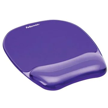 Photo Tapis de souris avec repose-poignet Gel Cristal - Violet Fellowes 9144104 Image