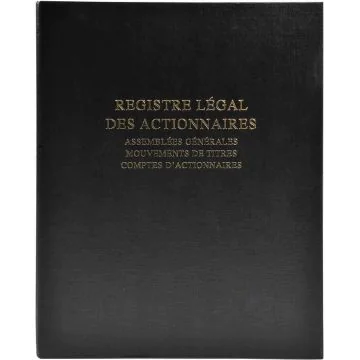 Registre des Actionnaires Assemblées, Mouvements de Titres et Comptes individuels SAS et SA Le Dauphin 942D Modèle