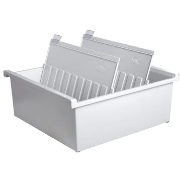 Bac pour 1200 fiches  - Format A4 - Gris lumière EXACOMPTA 52540D