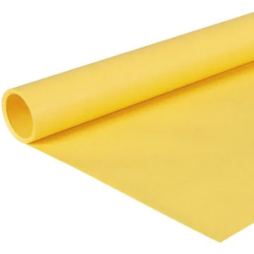 Papier Cadeau uni - Jaune Citron - 0.70 x 3 m : CLAIREFONTAINE Photo