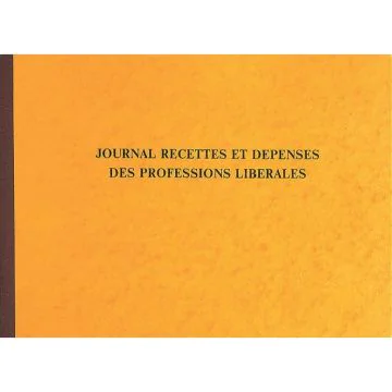EXACOMPTA 9620 Journal des Recettes Dépenses Professions libérales Registre 