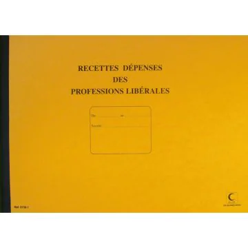 Journal des Recettes et Dépenses Professions libérales 97381 ELVE (Registre comptable)