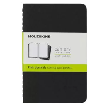 Carnet de Notes Uni 21 x 13 cm - Noir MOLESKINE Lot de 3