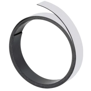 Bande magnétique - 20 mm x 1 m - Blanc FRANKEN
