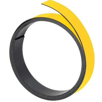 Bande magnétique - 20 mm x 1 m - Jaune FRANKEN