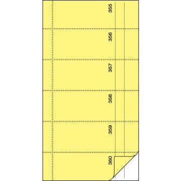 BON NUMEROTE Carnet autocopiant de Bon Jaune (SIGEL BO096)