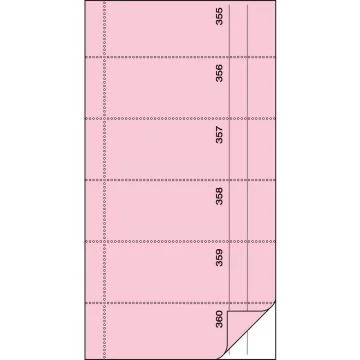 BON NUMEROTE Carnet autocopiant de Bon Rose (SIGEL BO098)