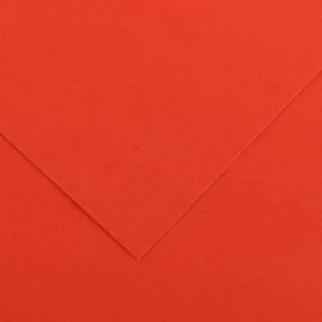 Feuilles de couleur 500 x 650 mm - Tomate - CANSON Vivaldi