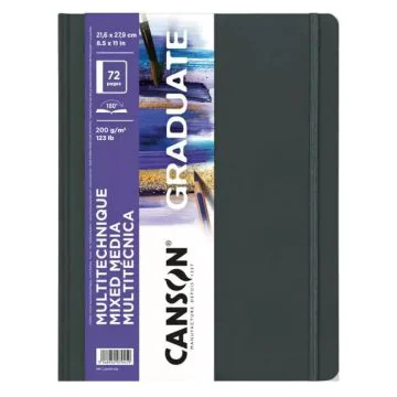 Carnet de dessin - 216 x 279 mm Portrait  : CANSON GRADUATE visuel