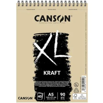 Bloc pour Croquis et Etudes A4 - XL Kraft CANSON