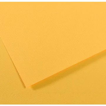 Feuille de papier dessin Mi-teintes - Jaune - 500 x 650 mm : CANSON Photo