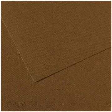 Feuille de papier dessin Mi-teintes - Marron foncé - 500 x 650 mm : CANSON Modèle