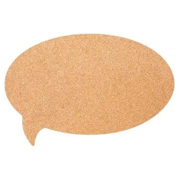 Tableau en liège mural - Bulle : SECURIT Silhouette Image