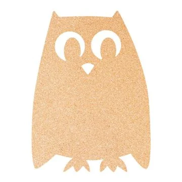 Tableau en liège mural - Chouette : SECURIT Silhouette Image