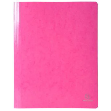 EXACOMPTA 380808B : Chemises à lamelles - Rose Iderama Couverture