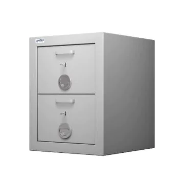 Armoire forte à 2 tiroirs - Serrure à clé : HARTMANN CLASS PROTECT 2T Image