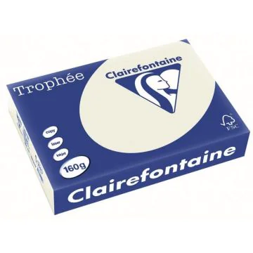 Ramette de papier Trophée de 250 feuilles A4 160g - Gris Perle : CLAIREFONTAINE Image