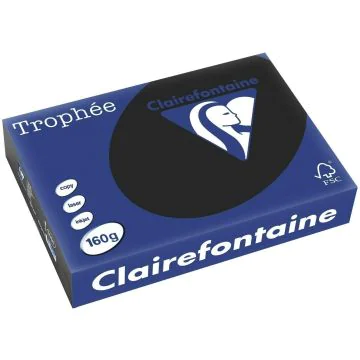 Ramette de papier Trophée de 250 feuilles A4 160g - Noir : CLAIREFONTAINE Exemple