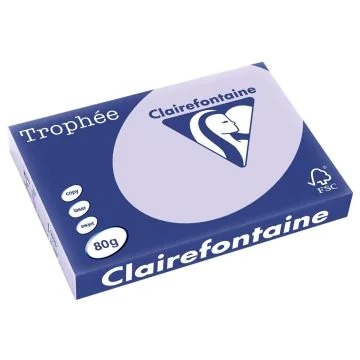 Ramette de papier Trophée de 500 feuilles A3 - Lilas : CLAIREFONTAINE 