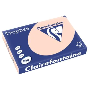 Ramette de papier Trophée de 500 feuilles A3 - Saumon : CLAIREFONTAINE Modèle