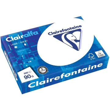 Ramette de papier de 500 feuilles A4 90g - Extra blanc : CLAIREFONTAINE Modèle