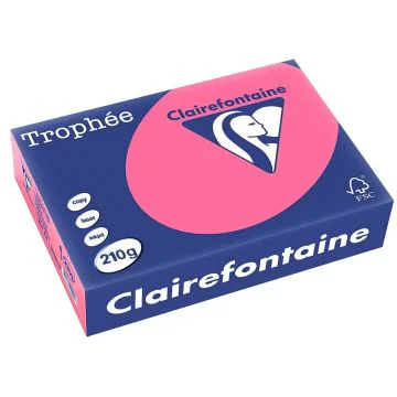 CLAIRALFA 2212 Feuilles A4 Trophée - Rose Fuchsia Clairefontaine