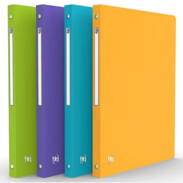 Classeur souple - 4 anneaux de 20 mm - Assortiment Style : OXFORD Memphis Photo