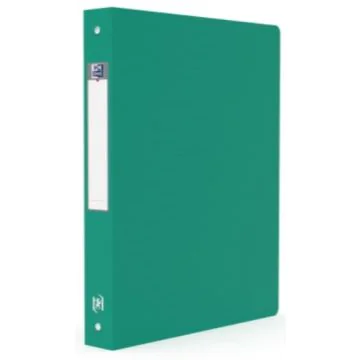 Classeur souple - 4 anneaux de 40 mm - Vert : OXFORD Memphis Visuel