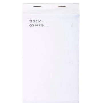 Bloc de Commande MAITRE D'HOTEL Autocopiant Tripli 170 x 95 mm COGIR Restaurant Modèle