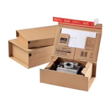 Carton d'expédition - 343 x 223 x 50 mm - Taille SL : COLOMPAC POSTE image